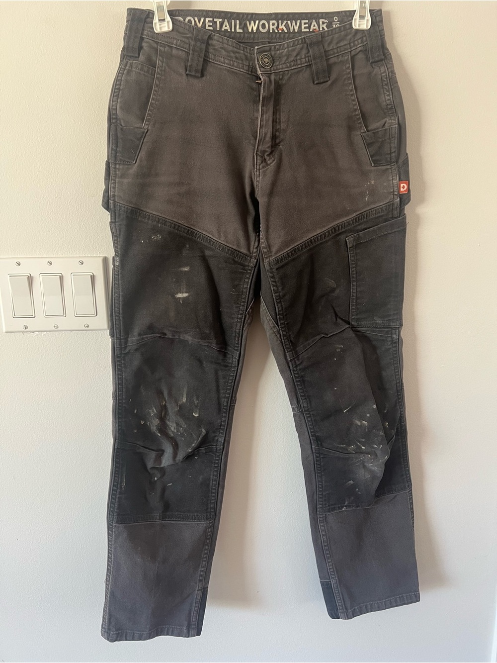 Dovetail Workwear Grey Women’s 0 x 30 Work Pants